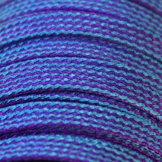 Lucky Laces Purple Teal Glitter Laces 54" (137cm), 72" (183cm), 96" (244cm)