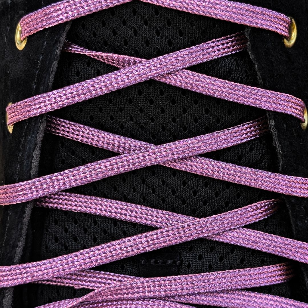 Lucky Laces Glitter Laces - Pink Purple