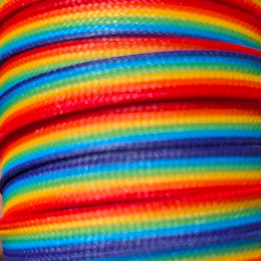 Lucky Laces Rainbow Waxed Laces 54", 72", 96" 