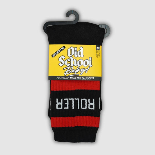 Roller Skater Mid High Skate Socks