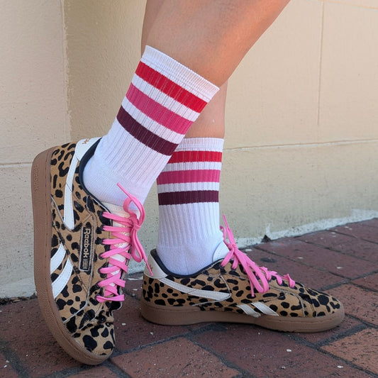 Laces and Socks Combo - Pink