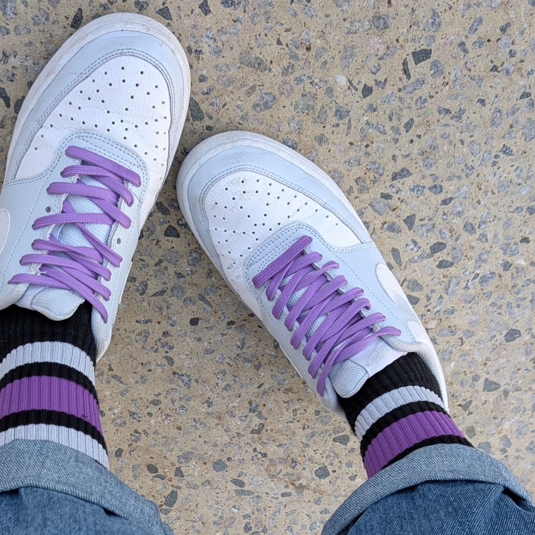 Lucky Laces Purple Potion Waxed Laces  54" (137cm)