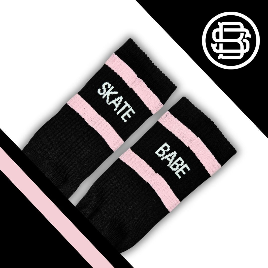 Skate Babe Mid High Skate Socks