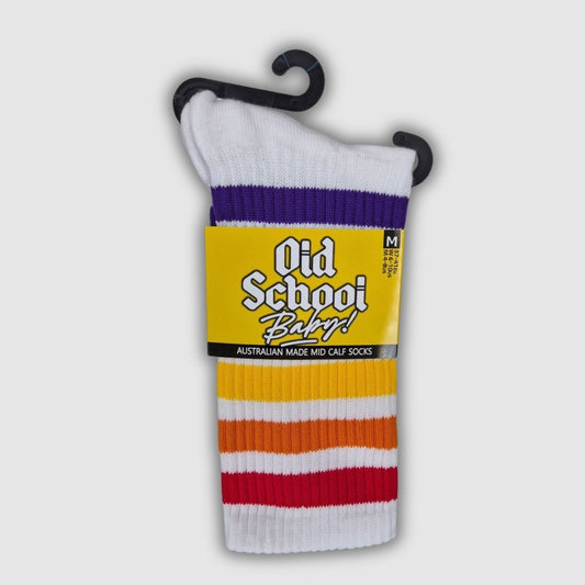 Rainbow Dream V2 Mid High Skate Socks