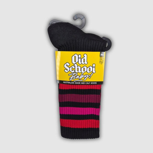 Raspberry Ripple V2 Mid High Skate Socks