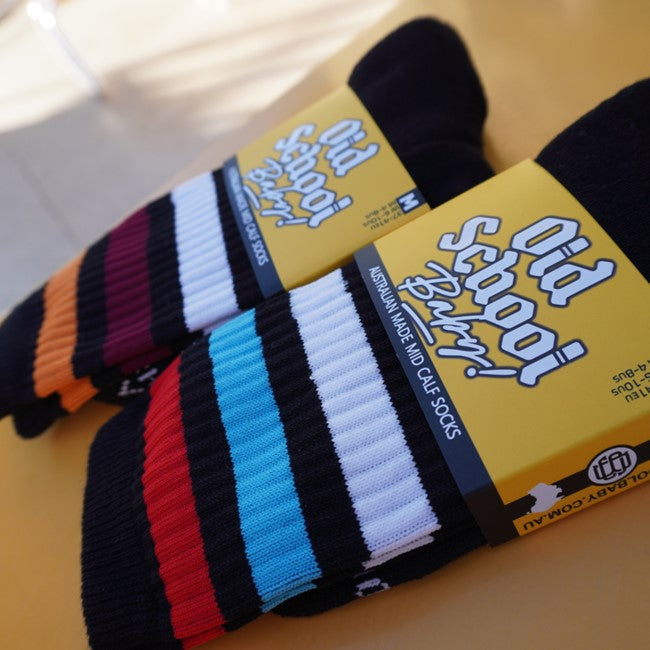 Legend Champ Mid High Skate Socks - Old School Baby!